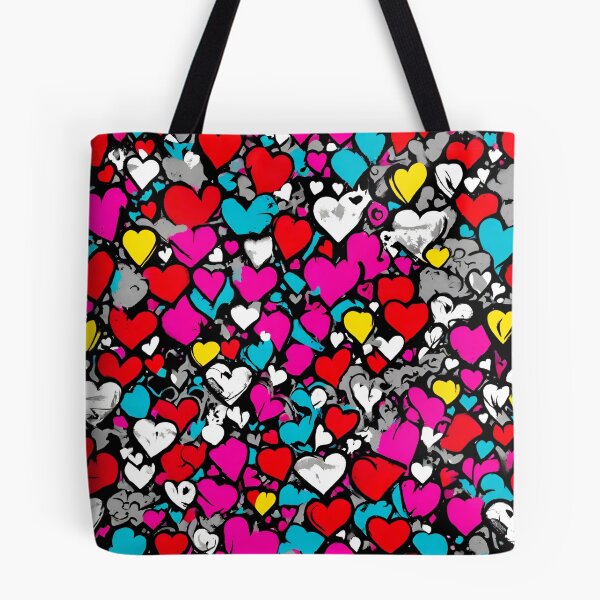 Item preview, Graffiti Hearts Valentine's Art 3 designed and sold by Tom-Johnson.