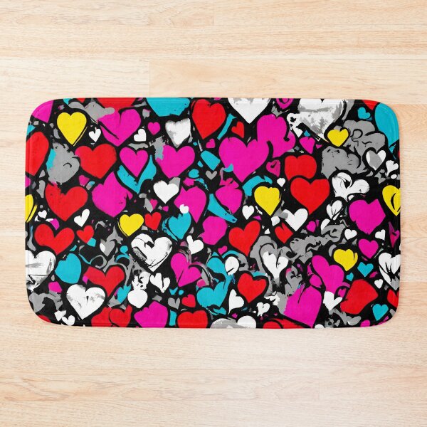 Item preview, Graffiti Hearts Valentine's Art 3 designed and sold by Tom-Johnson.