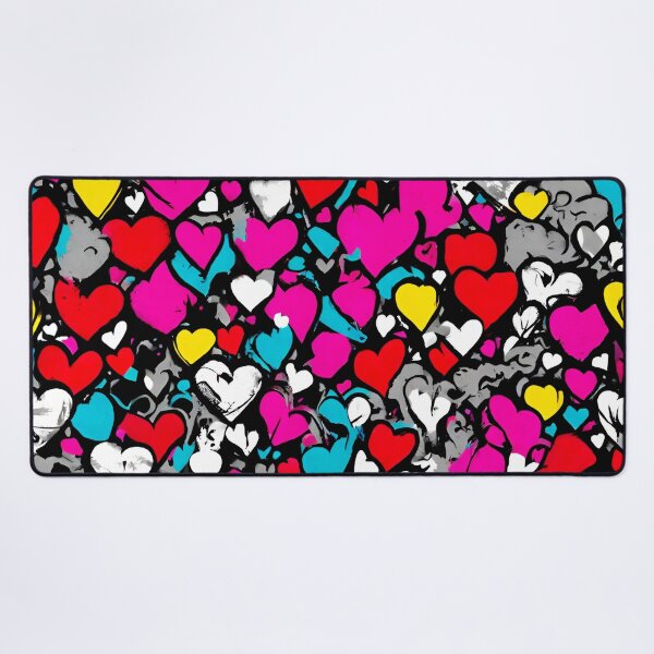 Item preview, Graffiti Hearts Valentine's Art 3 designed and sold by Tom-Johnson.