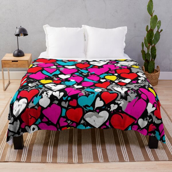 Item preview, Graffiti Hearts Valentine's Art 3 designed and sold by Tom-Johnson.