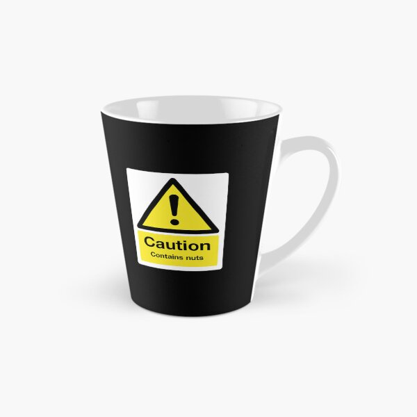 Item preview, Caution: Contains Nuts Sign (on black) designed and sold by STUDIO-72.