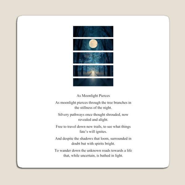 Item preview, As Moonlight Pierces  designed and sold by SHPoetry.