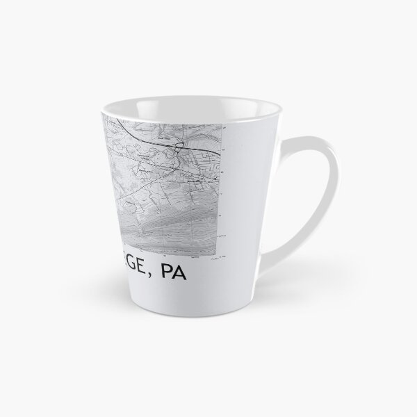 Item preview, State College, PA Topographical Map Grey designed and sold by PGHPhotoCo.