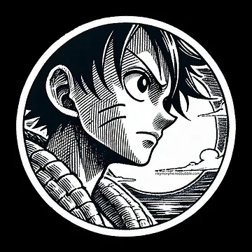 Vorschaubild zum Design One Piece - Ruffy Aufkleber von rikymorphe