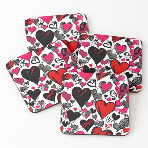 Item preview, Graffiti Hearts Valentine's Art 4 designed and sold by Tom-Johnson.