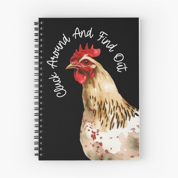 Item preview, Cluck Around and Find Out Funny Chicken Wrap Text designed and sold by darkskydelights.