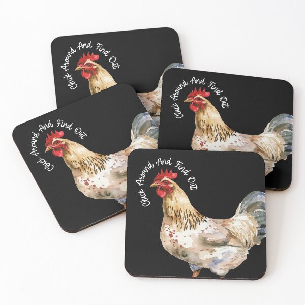 Item preview, Cluck Around and Find Out Funny Chicken Wrap Text designed and sold by darkskydelights.