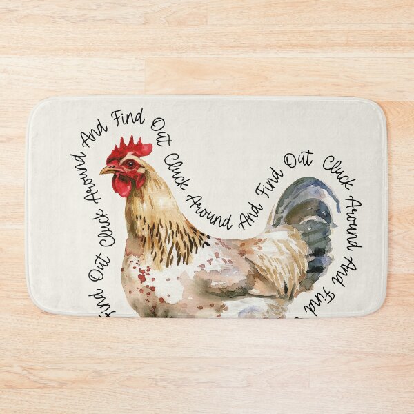 Item preview, Cluck Around and Find Out Funny Chicken Wrap Text designed and sold by darkskydelights.