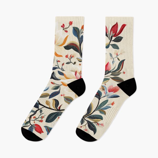 Item preview, Delicate magnolia flowers depicted with balanced organic patterns Design. designed and sold by HEMRO.