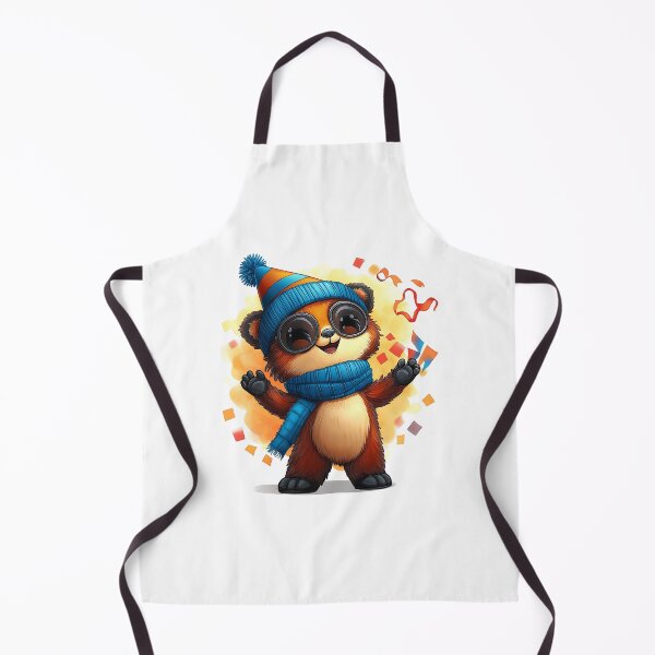 Item preview, Happy Bear in Glasses designed and sold by BukkyStory.