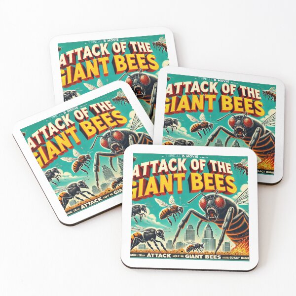 Item preview, Attack of the Giant Bees designed and sold by smugdesigns.