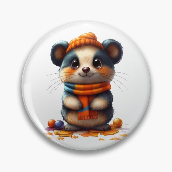 Item preview, Cozy Winter Mouse designed and sold by BukkyStory.