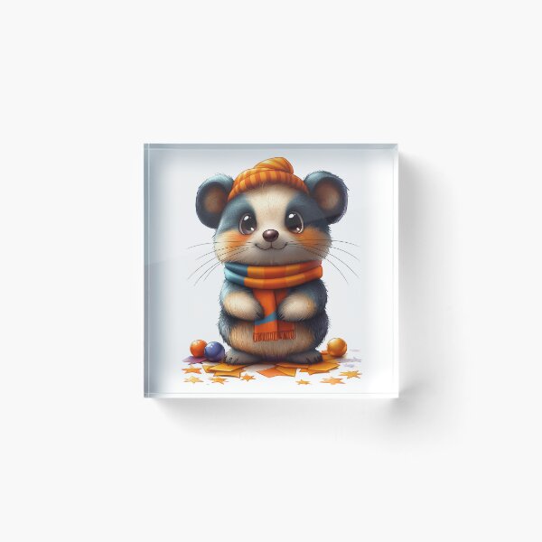 Item preview, Cozy Winter Mouse designed and sold by BukkyStory.