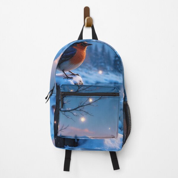 Item preview, Snowy winter etude with a bird on an old wooden fence designed and sold by 4Seasons.