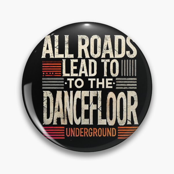 Item preview, House Music Lovers Design - All Roads Lead to the Dancefloor  designed and sold by Coder-T.