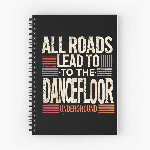 Item preview, House Music Lovers Design - All Roads Lead to the Dancefloor  designed and sold by Coder-T.