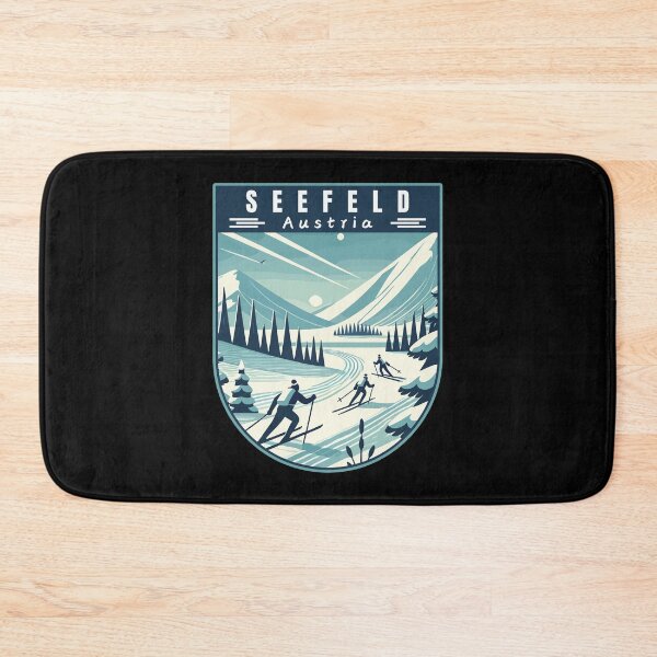 Item preview, Seefeld in Austria (Tirol) Retro Vector Art Travel Badge designed and sold by MaateoDesign.