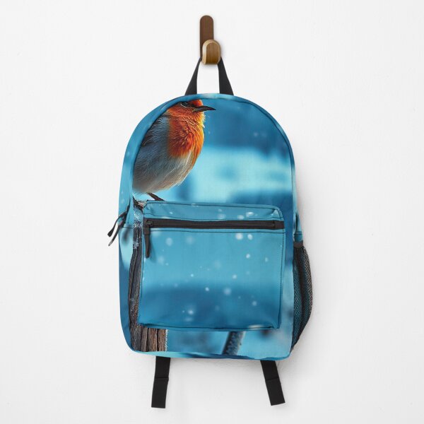Item preview, Snowy winter etude with a bird on an old wooden fence designed and sold by 4Seasons.