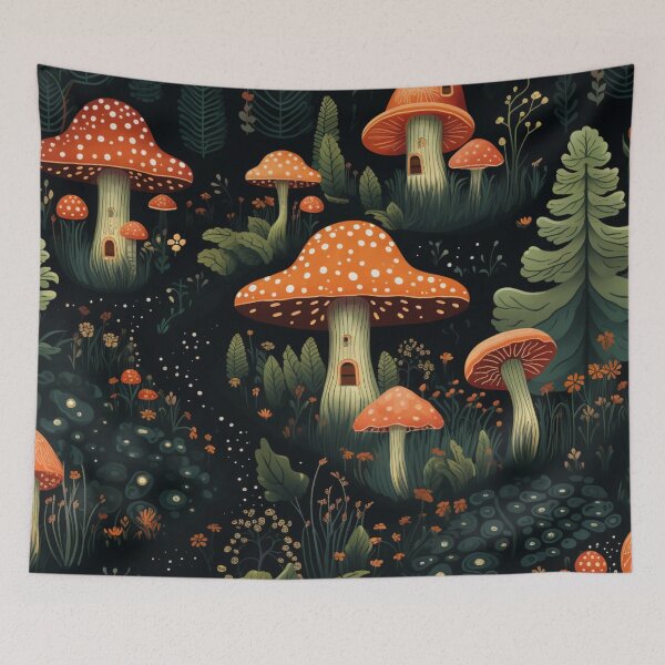 Item preview, Amanita Village designed and sold by patternshoprad.