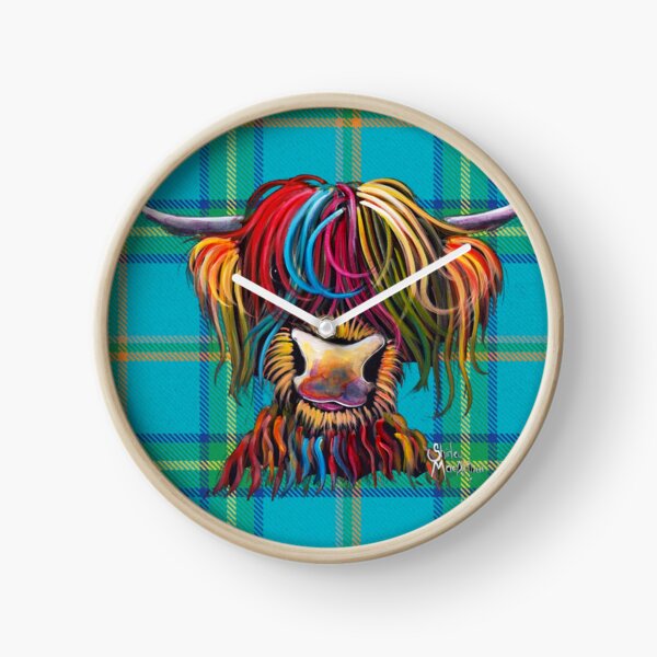 Item preview, SCoTTiSH HiGHLaND CoW ' TaRTaN NeLLY B ' by SHiRLeY MacARTHuR designed and sold by Shirley MacArthur Limited.