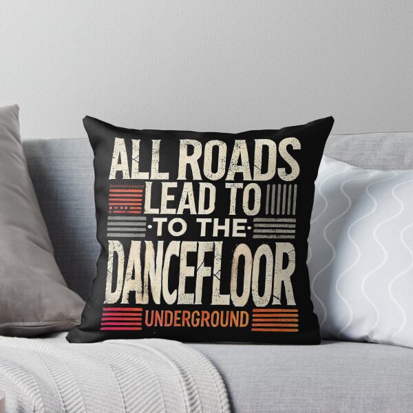 Item preview, House Music Lovers Design - All Roads Lead to the Dancefloor  designed and sold by Coder-T.