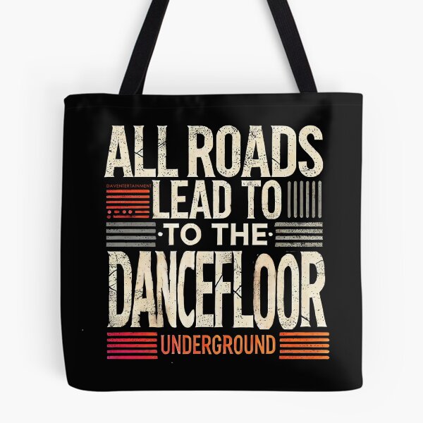 Item preview, House Music Lovers Design - All Roads Lead to the Dancefloor  designed and sold by Coder-T.