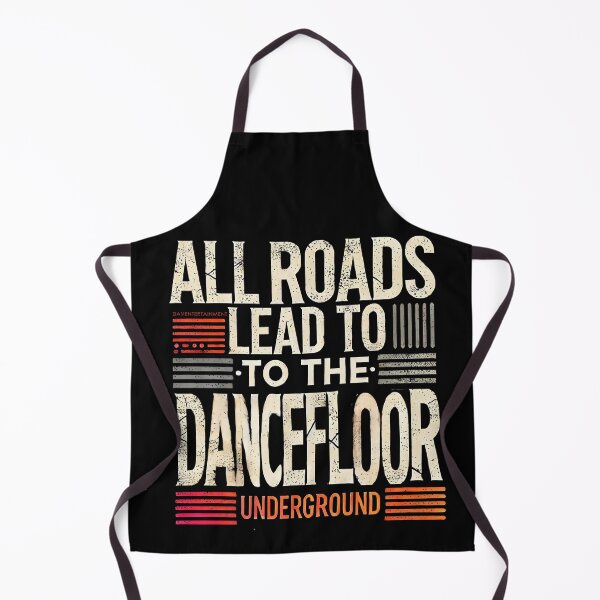 Item preview, House Music Lovers Design - All Roads Lead to the Dancefloor  designed and sold by Coder-T.