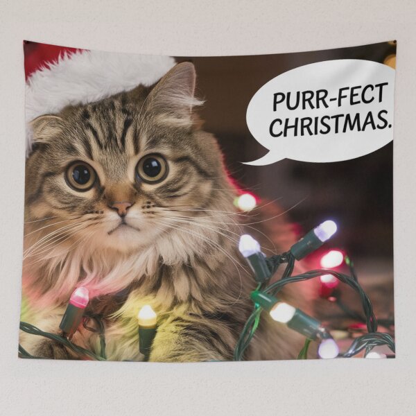 Item preview, CUTE CHRISTMAS CAT,  designed and sold by YourTrendyTees.