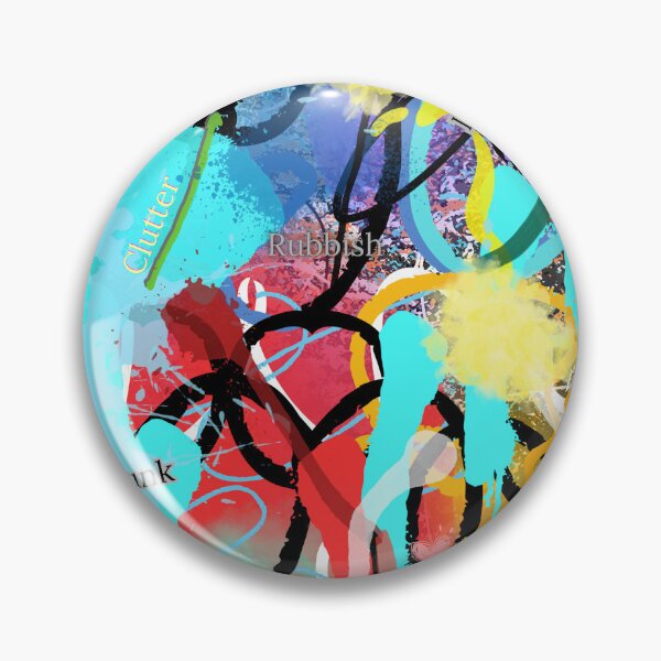 Item preview, Fragments of Waste, a gorgeous abstract piece designed and sold by Art With Impact – Statement Art & Apparel for Deep Thinkers.