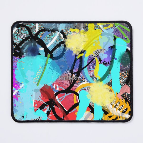 Item preview, Fragments of Waste, a gorgeous abstract piece designed and sold by Art With Impact – Statement Art & Apparel for Deep Thinkers.