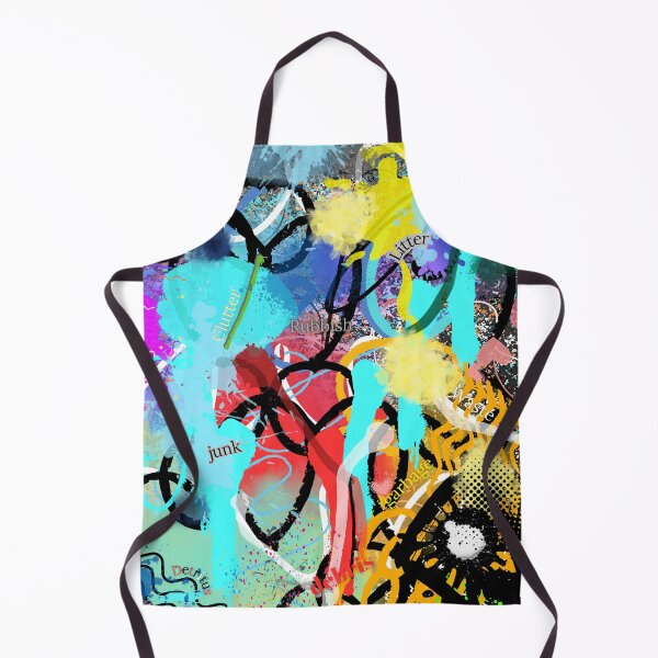 Item preview, Fragments of Waste, a gorgeous abstract piece designed and sold by Art With Impact – Statement Art & Apparel for Deep Thinkers.