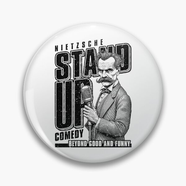 Item preview, Funny Nietzsche Philosophy Stand Up Comedy Philosopher designed and sold by GrandeDuc.
