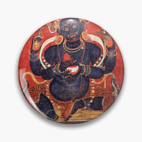 Item preview, Mandala 211 Mahakala Buddhist Protector Chaturbhuja Four Hands 1400s designed and sold by GuyBlank.