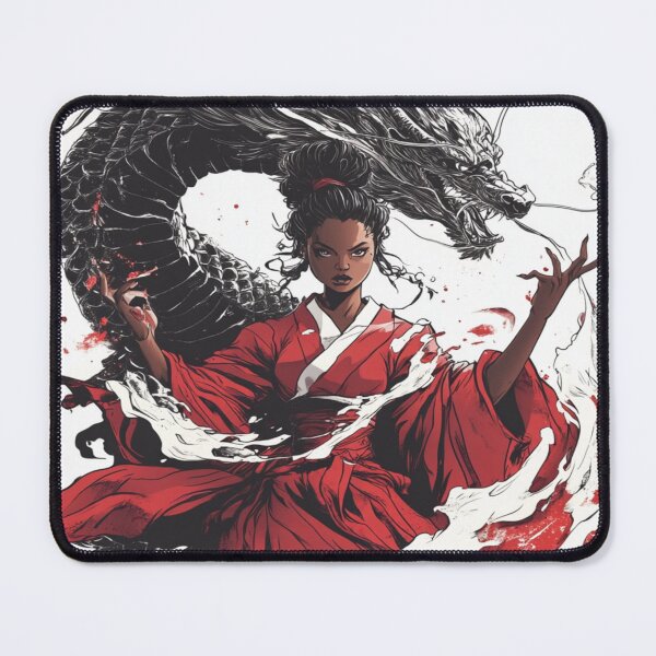 Item preview, Shattering Spells: Sorceress Against the Dragon 魔法の戦士 designed and sold by PrintsByFrank.