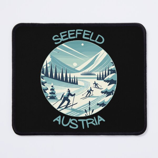 Item preview, Seefeld in Austria (Tirol) Retro Vector Art Travel Emblem designed and sold by MaateoDesign.