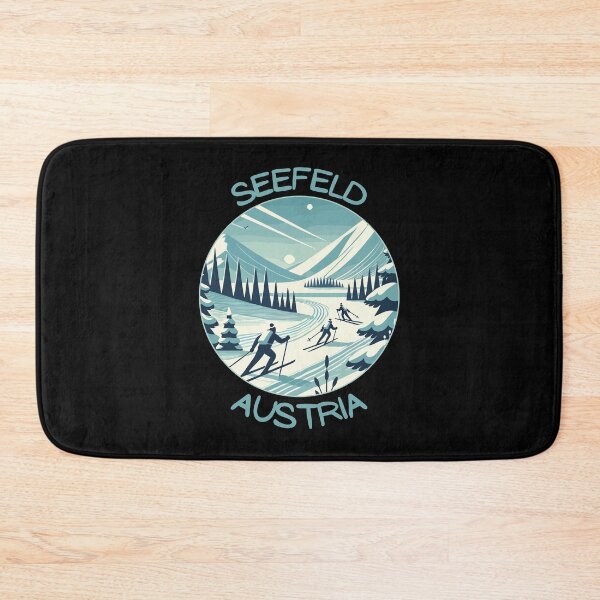 Item preview, Seefeld in Austria (Tirol) Retro Vector Art Travel Emblem designed and sold by MaateoDesign.