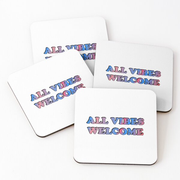 Item preview, All vibes welcome -  All Feelings Are Valid - No Toxic Positivity designed and sold by Inspirationmotivation.