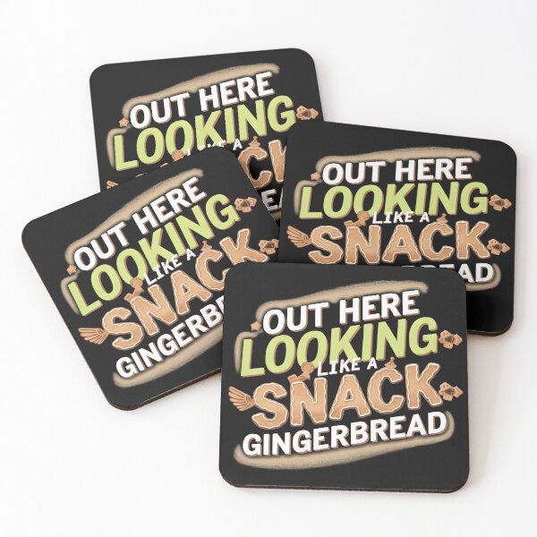 Item preview, Out Here Looking Like A Snack Gingerbread Funny Gift for Children and Adults Women and Men designed and sold by TravelofArtist.