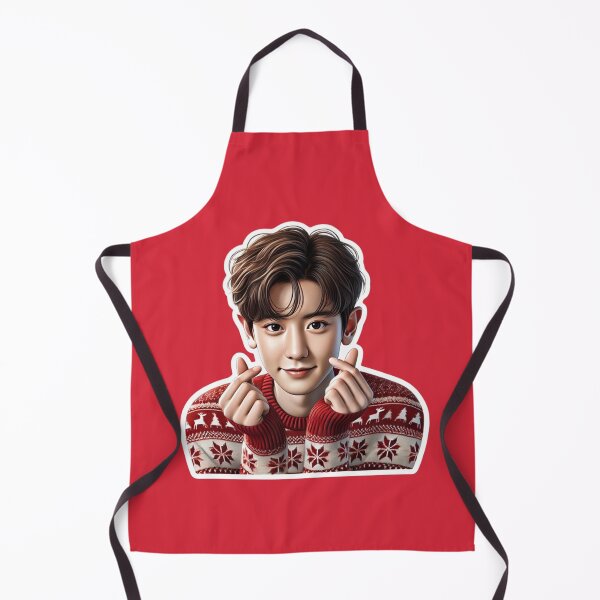Item preview, Chanyeol Christmas Sticker | Festive EXO K-Pop Holiday Art designed and sold by DEEPDesignsART.
