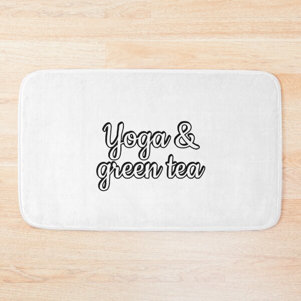 Item preview, Yoga and Green Tea designed and sold by Inspirationmotivation.