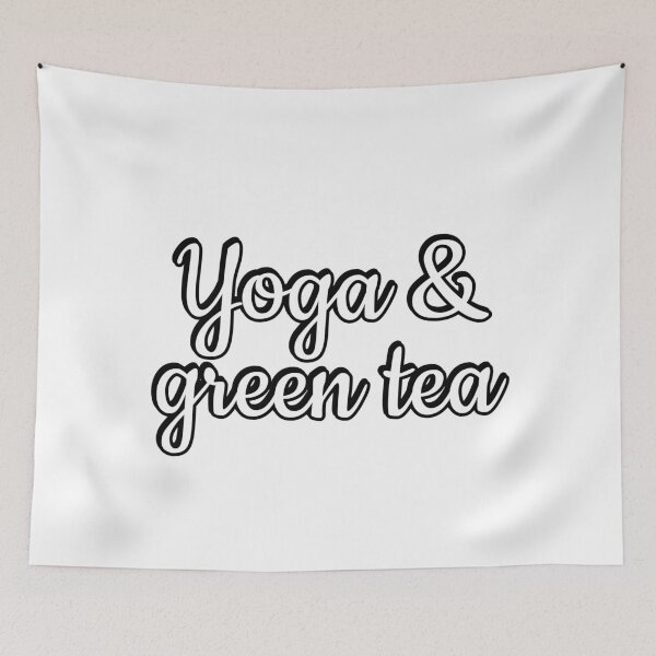 Item preview, Yoga and Green Tea designed and sold by Inspirationmotivation.