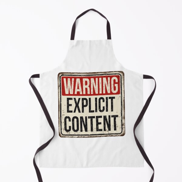 Item preview, Warning Explicit Content designed and sold by Angry Swan Designs.
