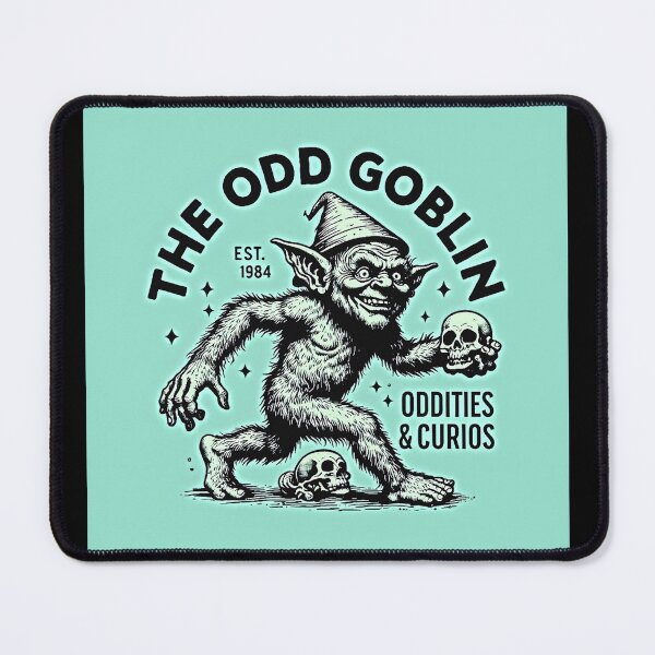 Item preview, The Odd Goblin: Oddities and Curio-Inspired Art Print designed and sold by Earth Nature Creations.