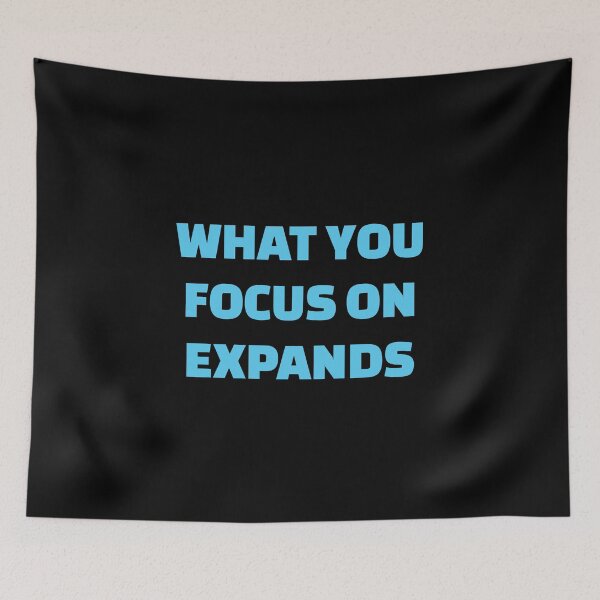 Item preview, Focus quotes - what you focus on expands - Buddhism designed and sold by Inspirationmotivation.