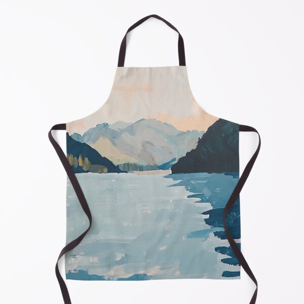 Artikelvorschau, Blue Tranquility: A Lake’s Quiet Embrace entworfen und verkauft von ArtHouseNiklas.