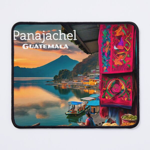 Item preview, Wall  Art Guatemala | Panajachel Atitlan Lake Travel Vintage Poster designed and sold by kestrada2906.