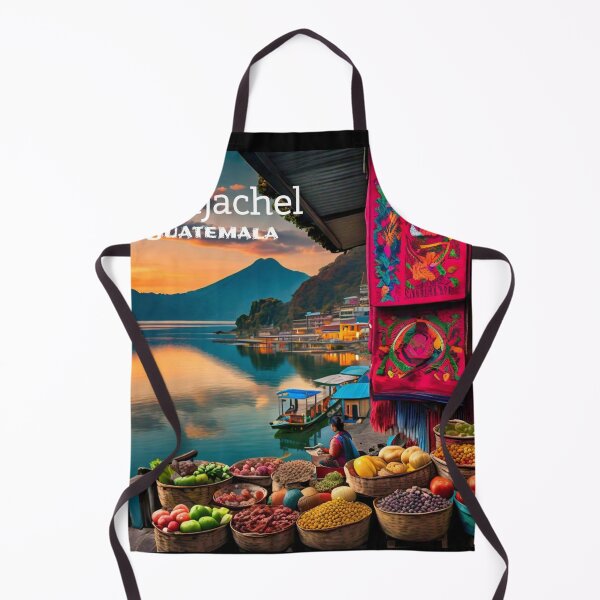 Item preview, Wall Art Guatemala | Panajachel Atitlan Lake Travel Vintage Poster designed and sold by kestrada2906.