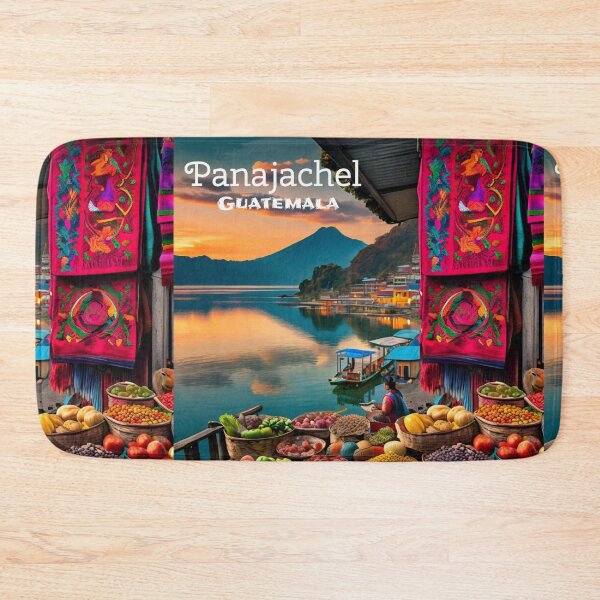 Item preview, Wall  Art Guatemala | Panajachel Atitlan Lake Travel Vintage Poster designed and sold by kestrada2906.