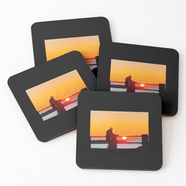 Item preview, Fishing On the Jetty At Dawn designed and sold by CelticMutt.