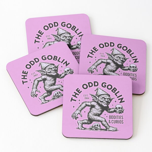Item preview, Pink The Odd Goblin: Oddities and Curio-Inspired Art Print designed and sold by Earth Nature Creations.